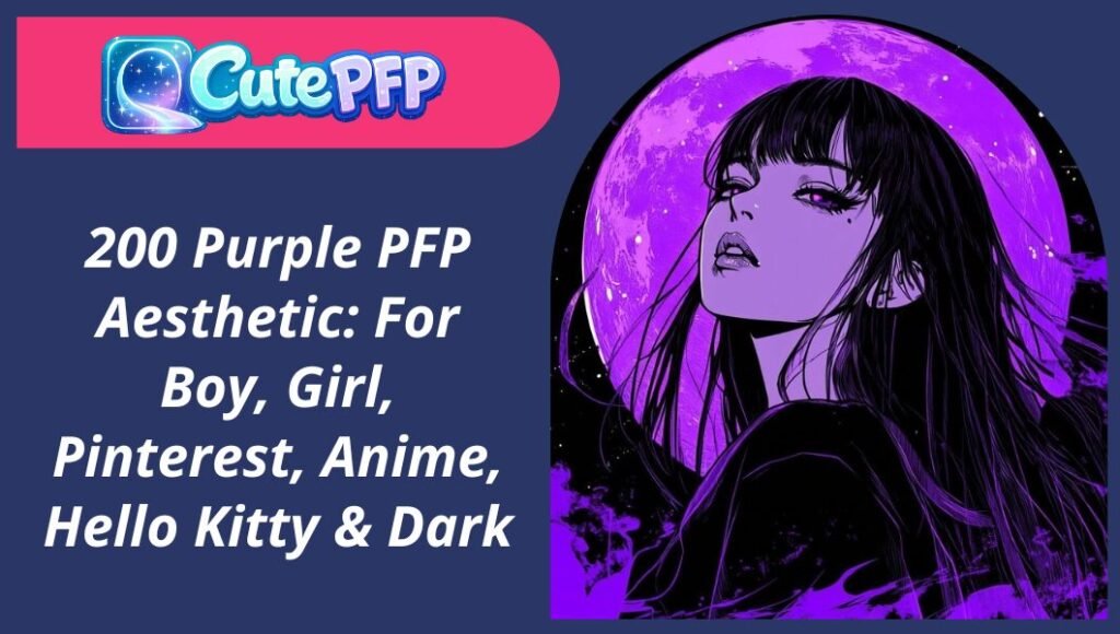 Purple PFP Aesthetic