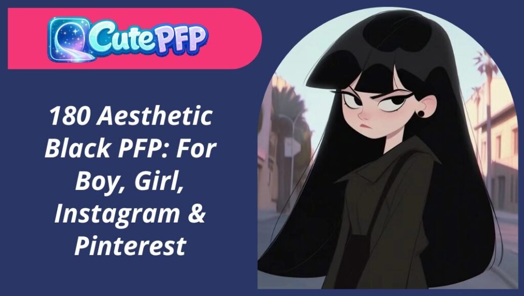 Aesthetic Black PFP